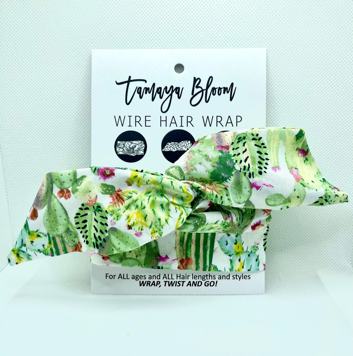 Wire Hair Wrap Cactus Cactus