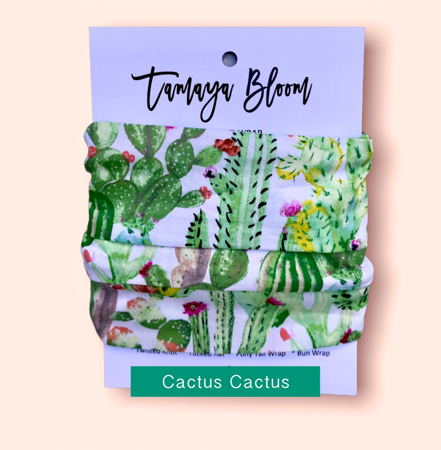 Wire Hair Wrap Cactus Cactus