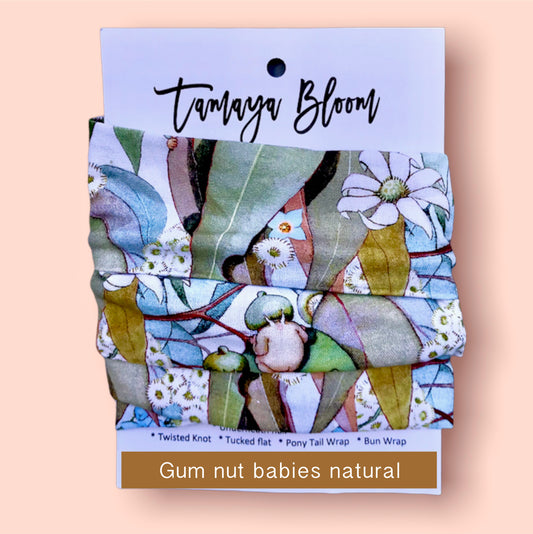Wire Hair Wrap Gum Nut Babies Natural