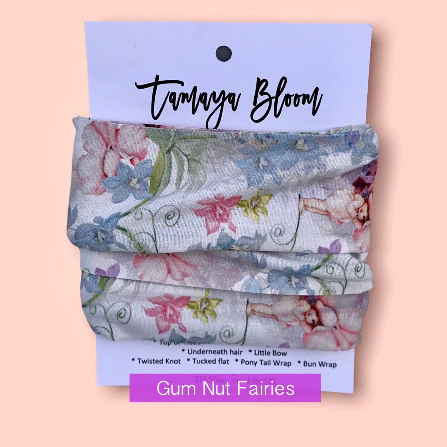 Wire Hair Wrap Gum Nut Fairies