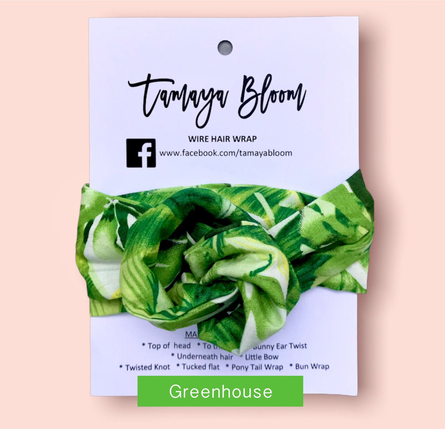 Wire Hair Wrap Greenhouse