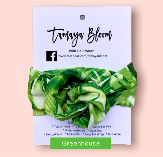 Wire Hair Wrap Greenhouse