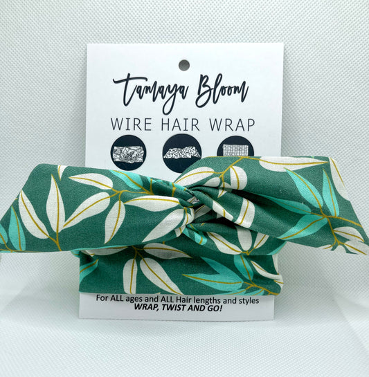 Wire Hair Wrap Gum Leaves