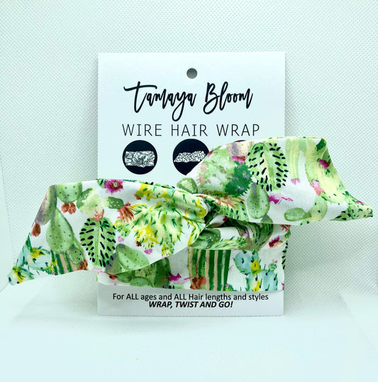 Wire Hair Wrap Cactus Cactus