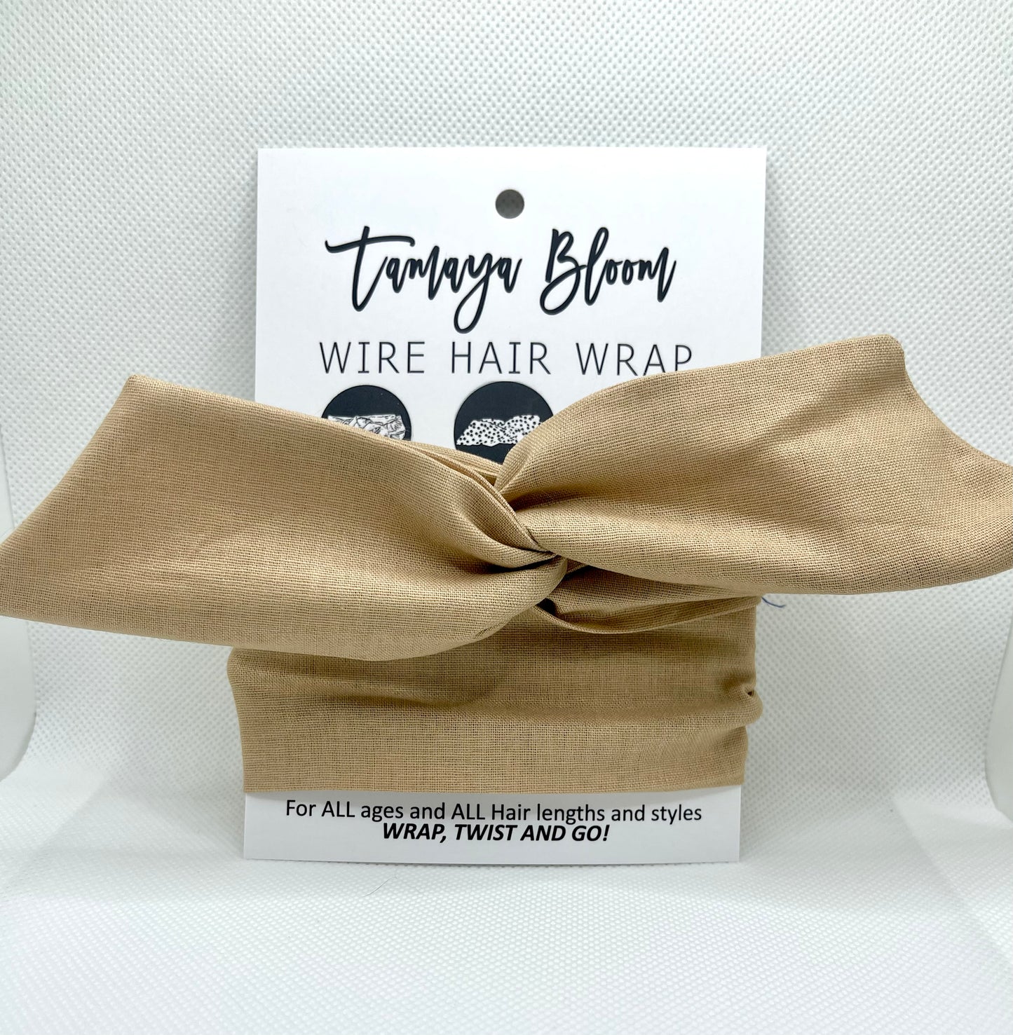 Wire Hair Wrap Neutral