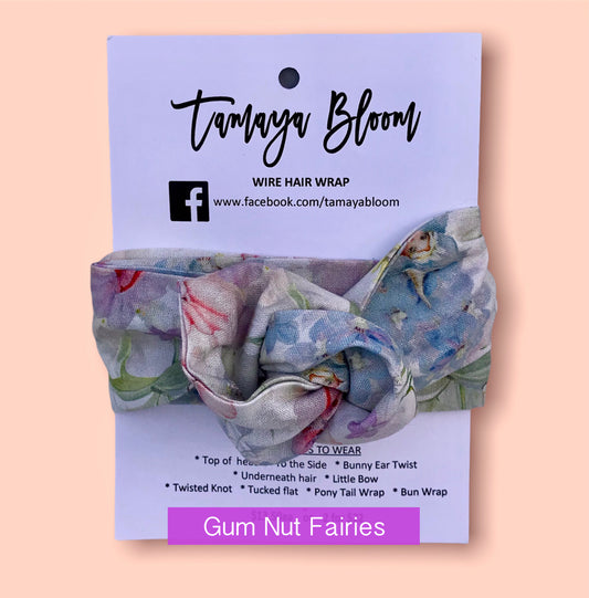 Wire Hair Wrap Gum Nut Fairies